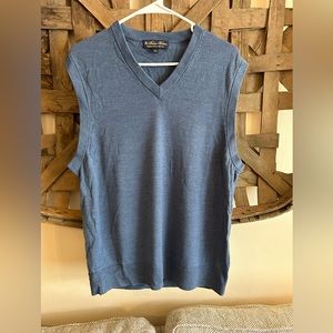 Men’s Blue Brooks Brothers Stretch Marino Vest - size L.